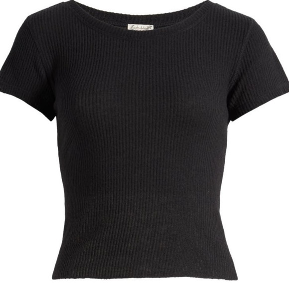 Free People Intimately Ribbed Baby T Shirt - Picture 1 of 4
